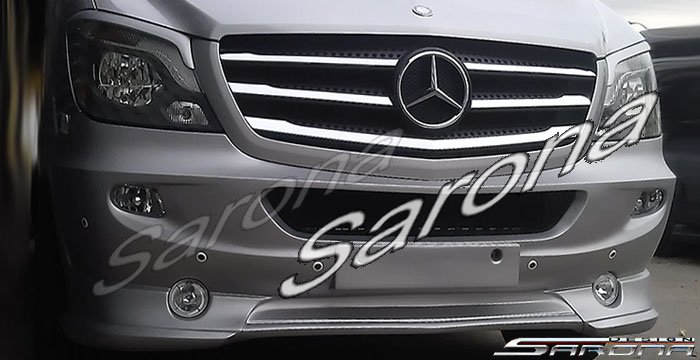 Custom Mercedes Sprinter  Van Front Bumper (2014 - 2018) - $790.00 (Part #MB-128-FB)